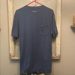 Hooey Deep Blue Bamboo Pocket Short Sleeve Tee